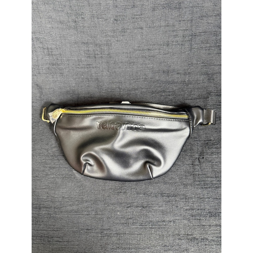 Rabanne Million Gold faux-leather belt bag